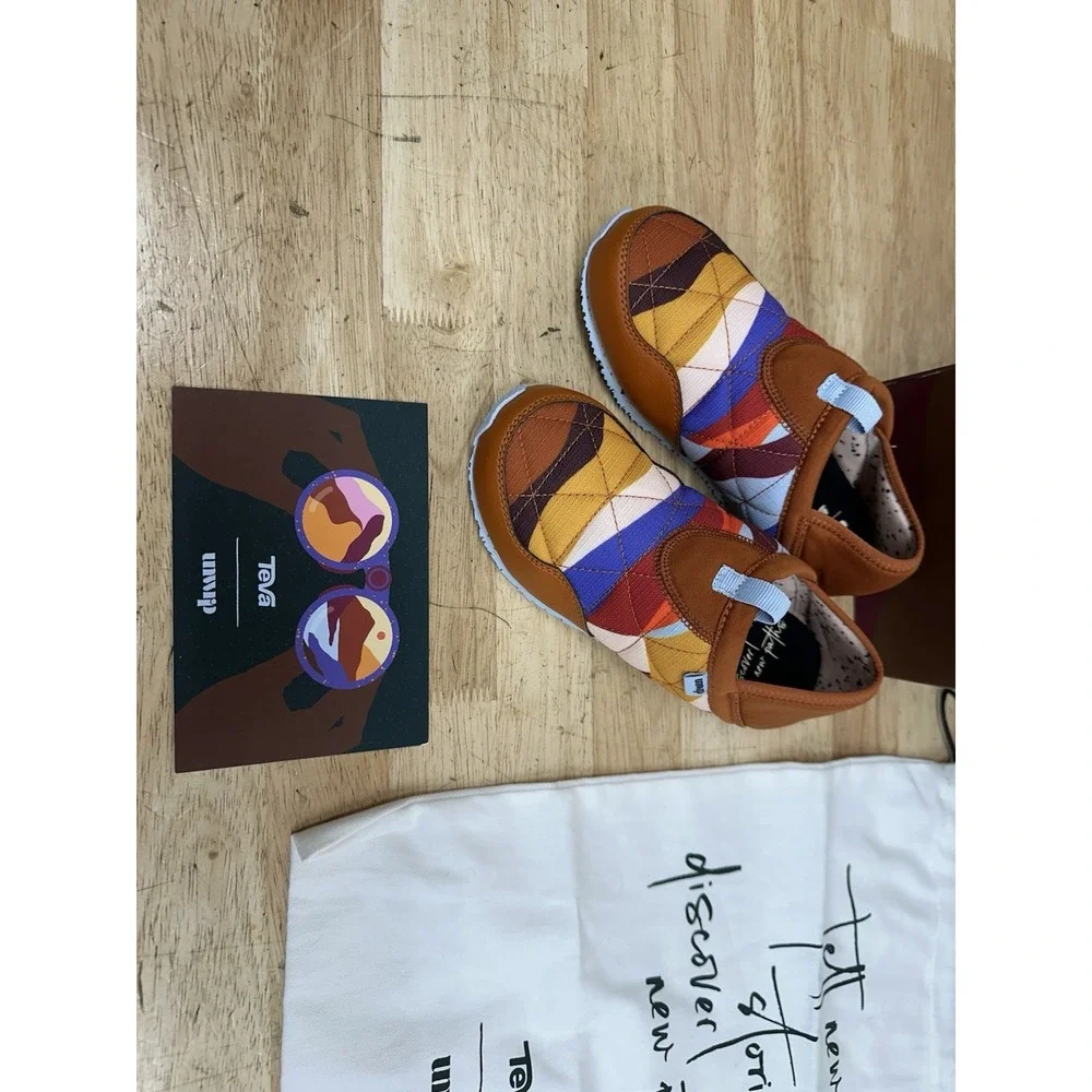 Teva x UNWRP limited-edition ReEmber slip-on shoes Size 2 Kids